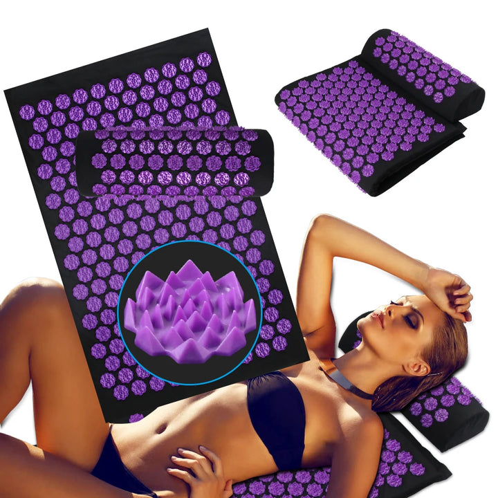 Acupressure Yoga Mat for Body  Massage and Fitness Pilates