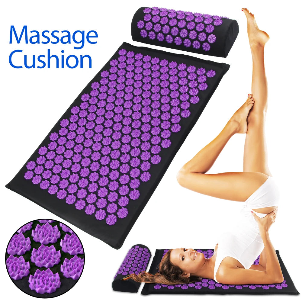 Acupressure Yoga Mat for Body  Massage and Fitness Pilates