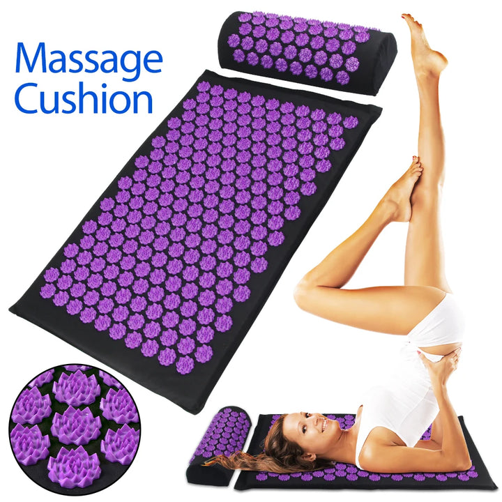 Acupressure Yoga Mat for Body  Massage and Fitness Pilates