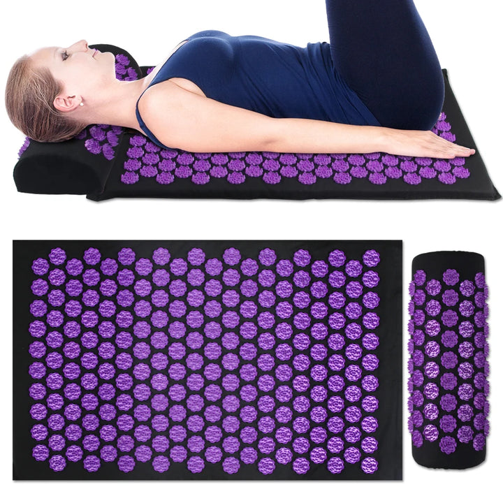 Acupressure Yoga Mat for Body  Massage and Fitness Pilates