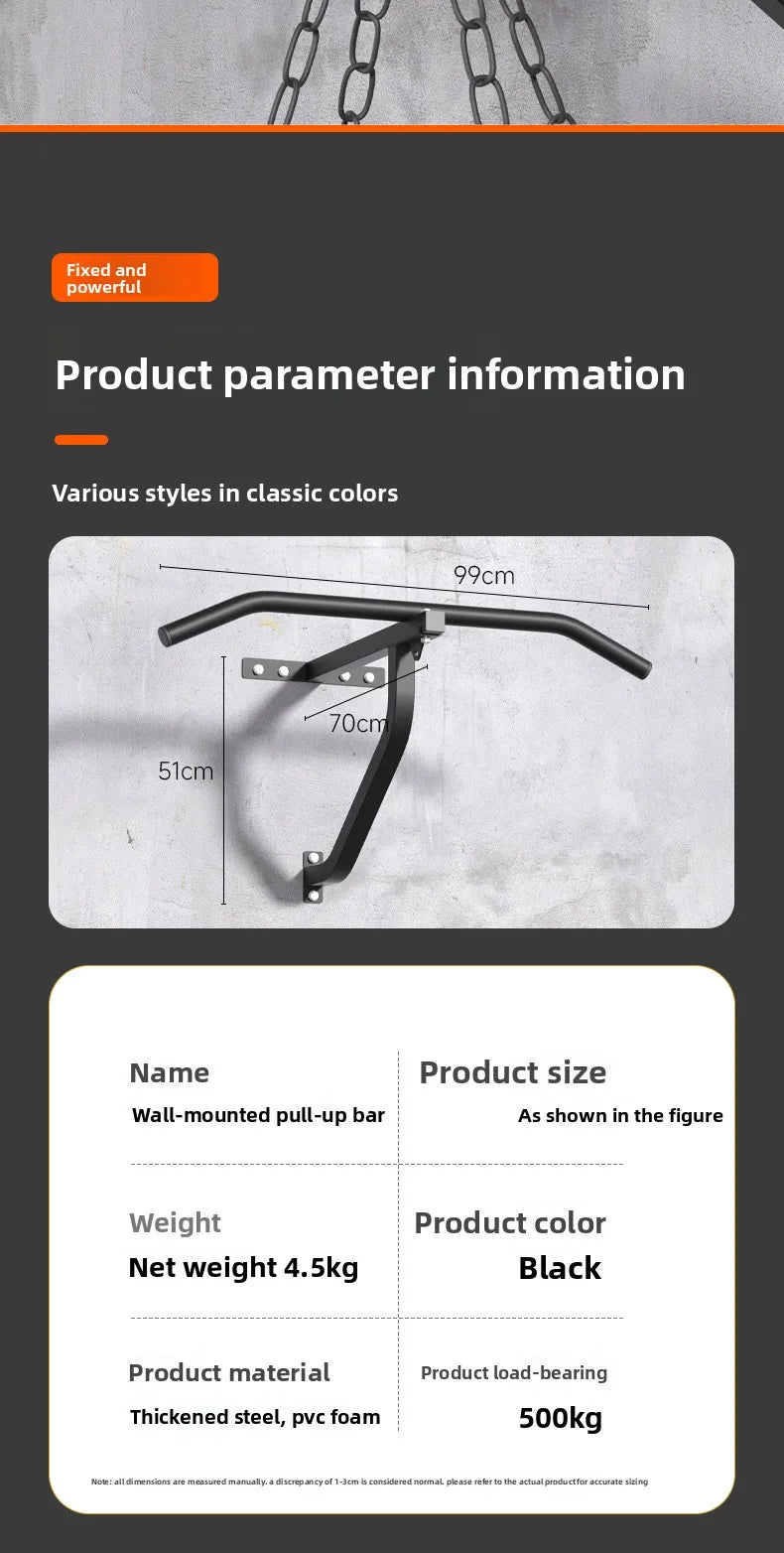 Wall Mounted Pull-Up Bar