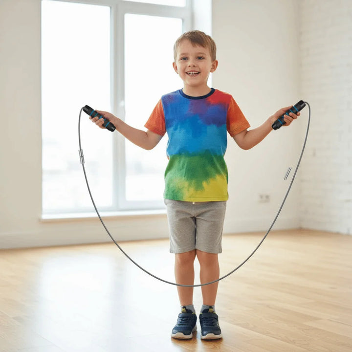 Adjustable Length Jump Rope and Foam Handles