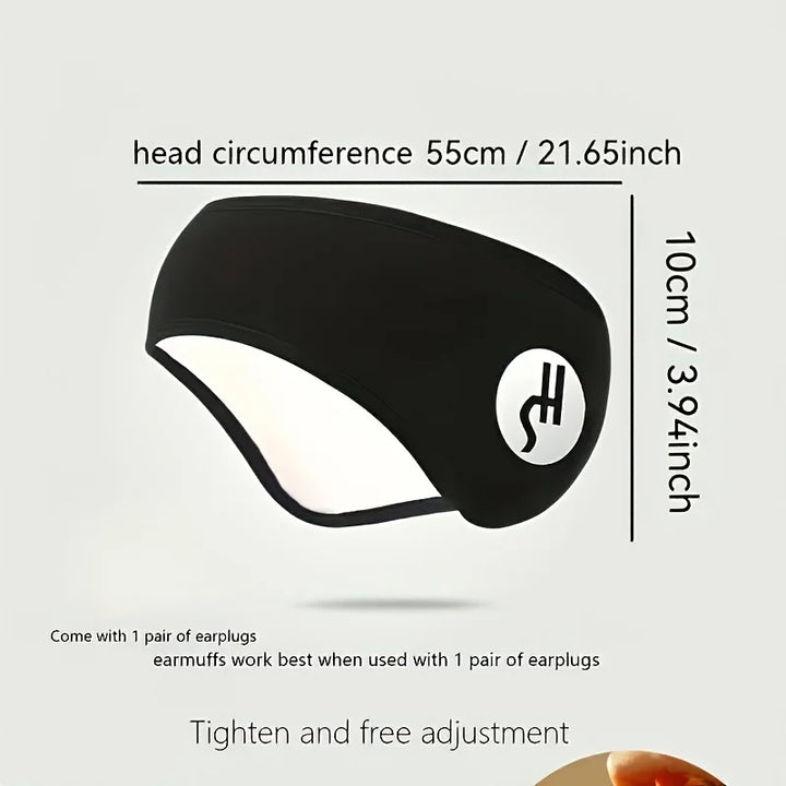 Noise-Canceling Sleep Mask with Ear Covers